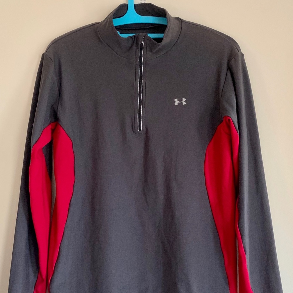 Under Armour 1/4 Zip Pullover Large Women’s  Gray